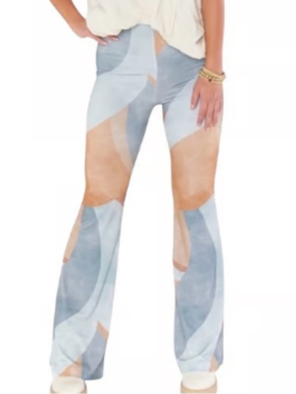 Show Me Your Mumu Maren Bells Abstract Flare Pants - Picture 2 of 8